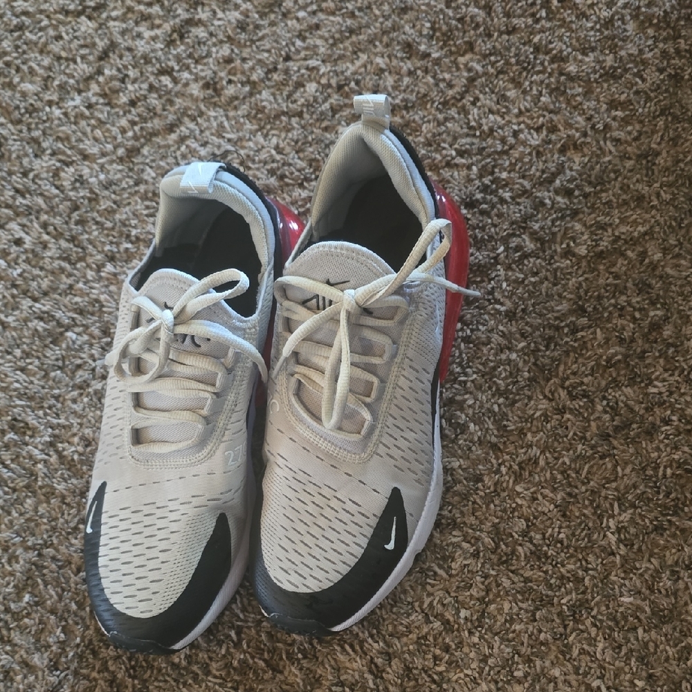 Nike Air Max with Cream and Black Design